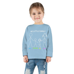 My Little Family Toddler Long Sleeve Tee