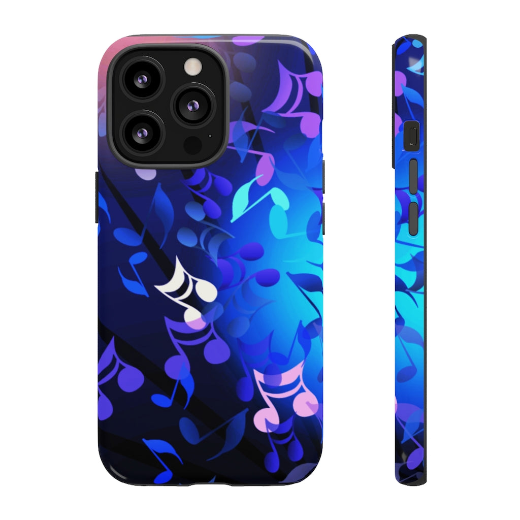 Scattered Notes Music iPhone Tough Cases