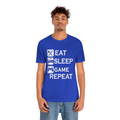 Gaming Repeat Unisex Jersey Short Sleeve Tee