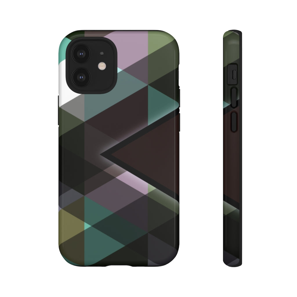Plaid Geometric iPhone Tough Cases
