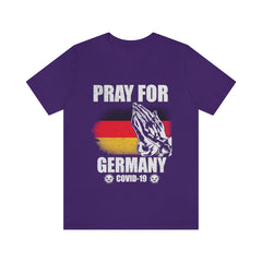 Pray For Germany Unisex Jersey Short Sleeve Tee