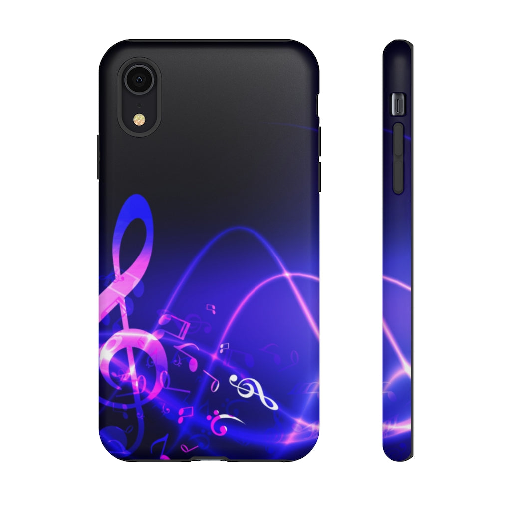 Floating Notes Music iPhone Tough Cases