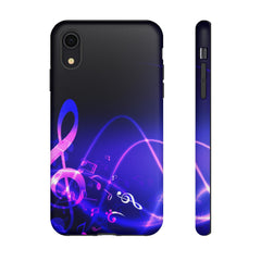 Floating Notes Music iPhone Tough Cases