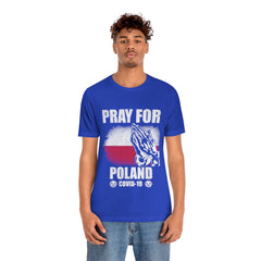 Pray For Poland Unisex Jersey Short Sleeve Tee