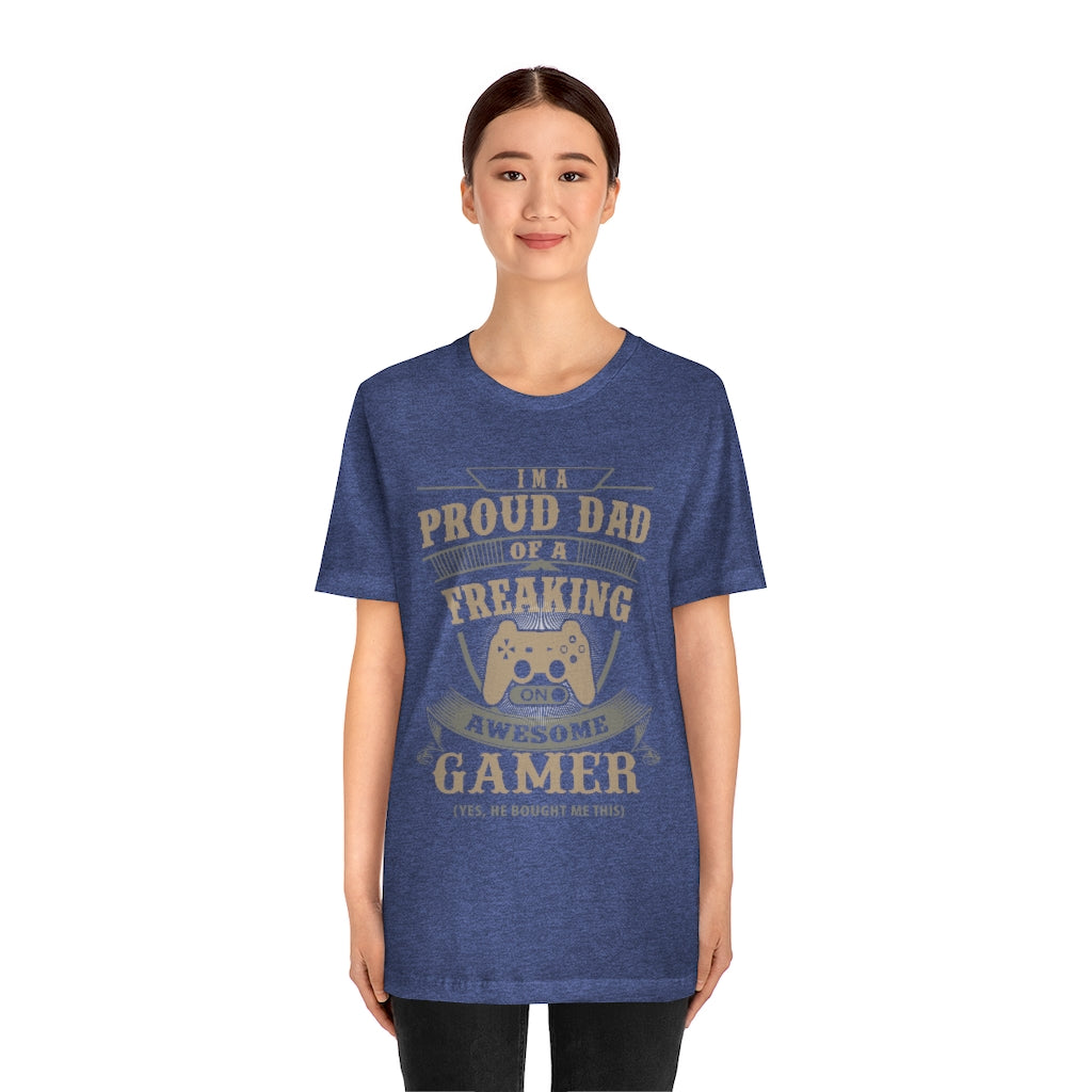 Proud Dad Unisex Jersey Short Sleeve Tee