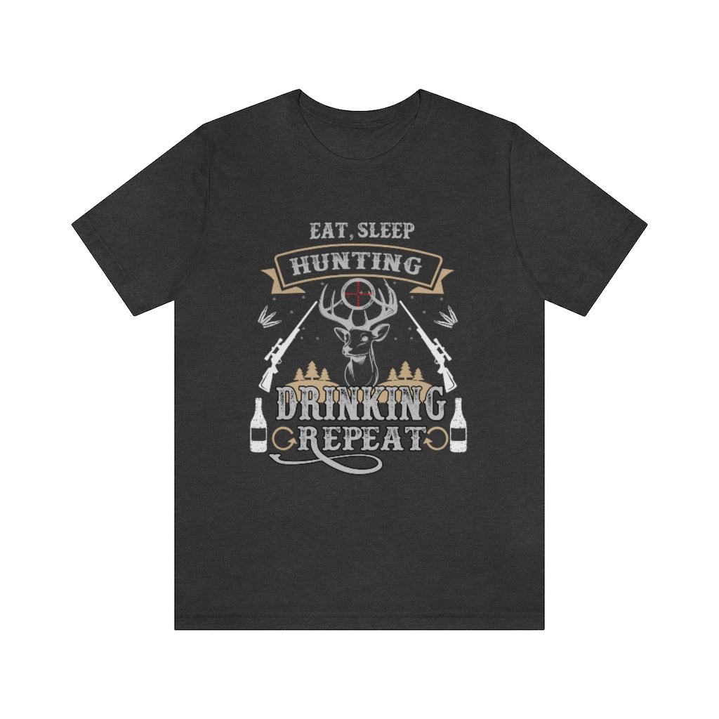 Hunting Repeat Unisex Jersey Short Sleeve Tee