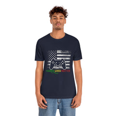 Gamer Lives Matter Unisex Jersey Short Sleeve Tee