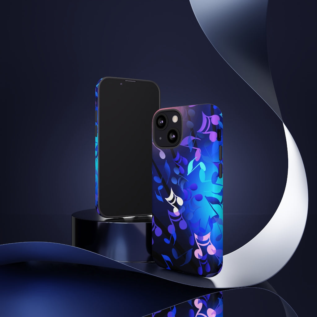 Scattered Notes Music iPhone Tough Cases