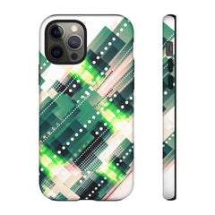 Ribbon Geometric iPhone Tough Cases