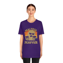Maltese Lives Matter Unisex Jersey Short Sleeve Tee