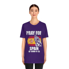 Pray For Spain Unisex Jersey Short Sleeve Tee