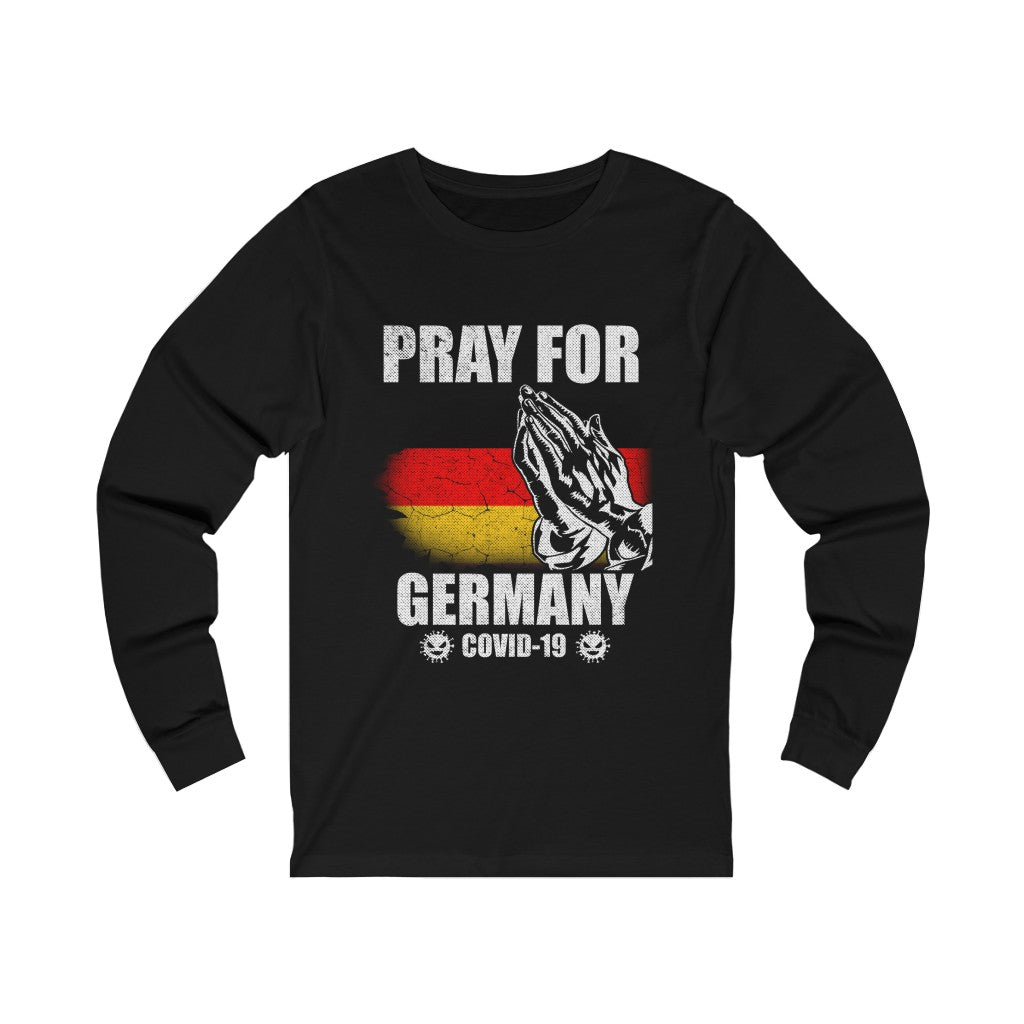Pray For Germany Unisex Jersey Long Sleeve Tee