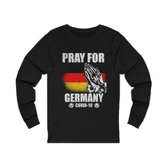 Pray For Germany Unisex Jersey Long Sleeve Tee