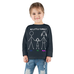 My Little Family Toddler Long Sleeve Tee