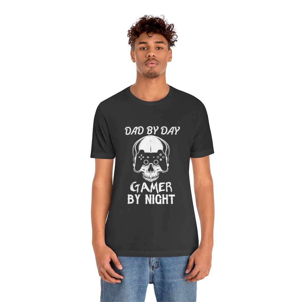 Gamer By Night Unisex Jersey Short Sleeve Tee