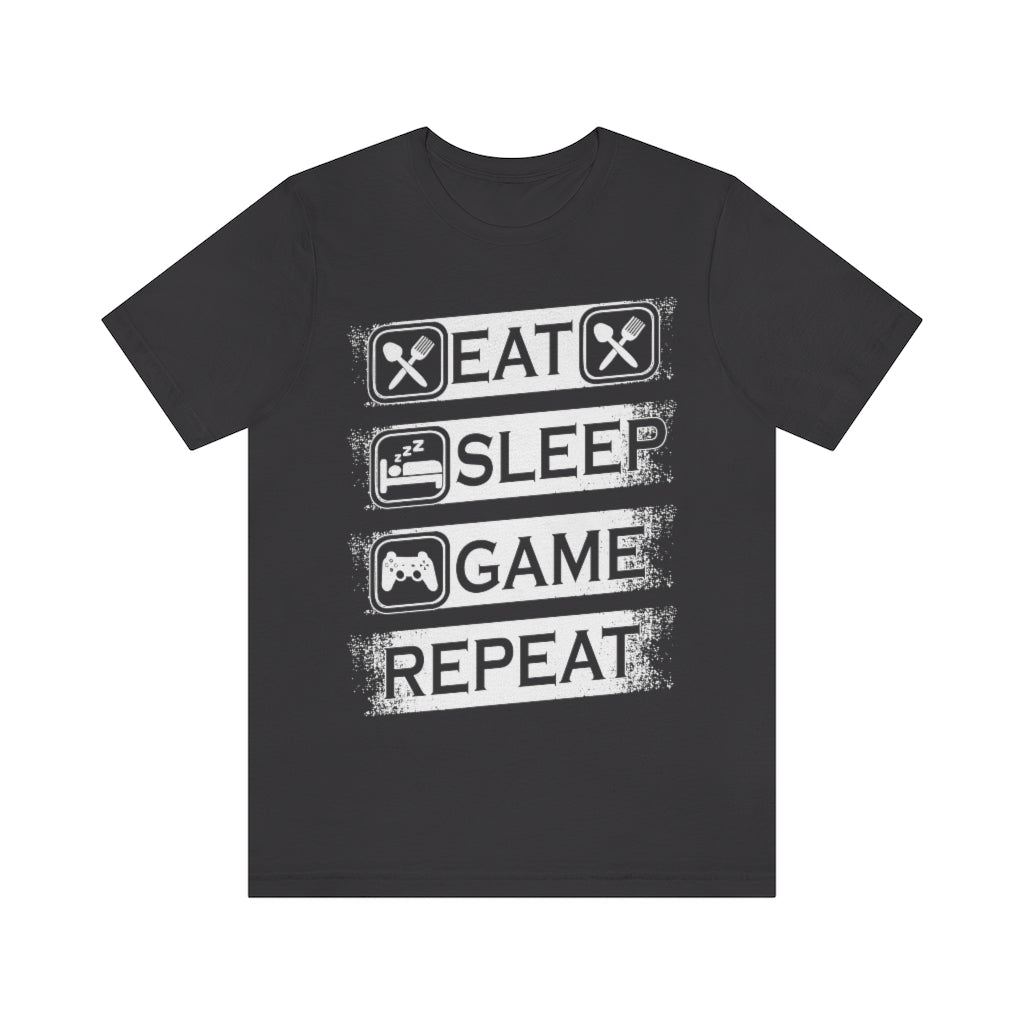 Gaming Repeat Unisex Jersey Short Sleeve Tee