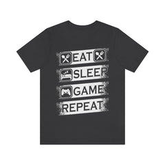 Gaming Repeat Unisex Jersey Short Sleeve Tee