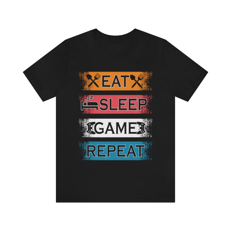 Gaming Repeat Unisex Jersey Short Sleeve Tee