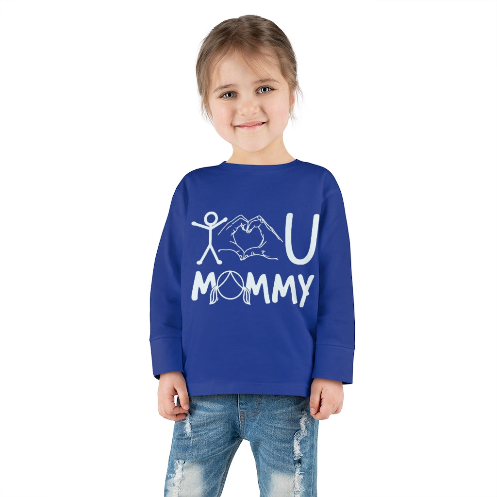 Love Mommy Toddler Long Sleeve Tee