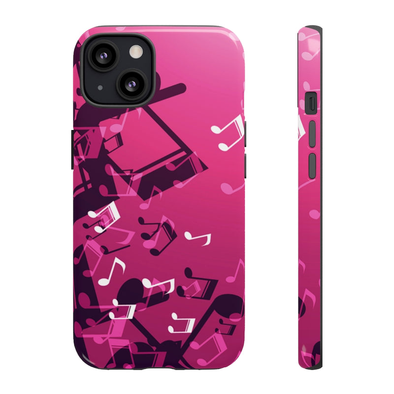 Large Notes Music iPhone Tough Cases