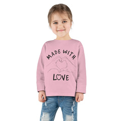 Made With Love Toddler Long Sleeve Tee