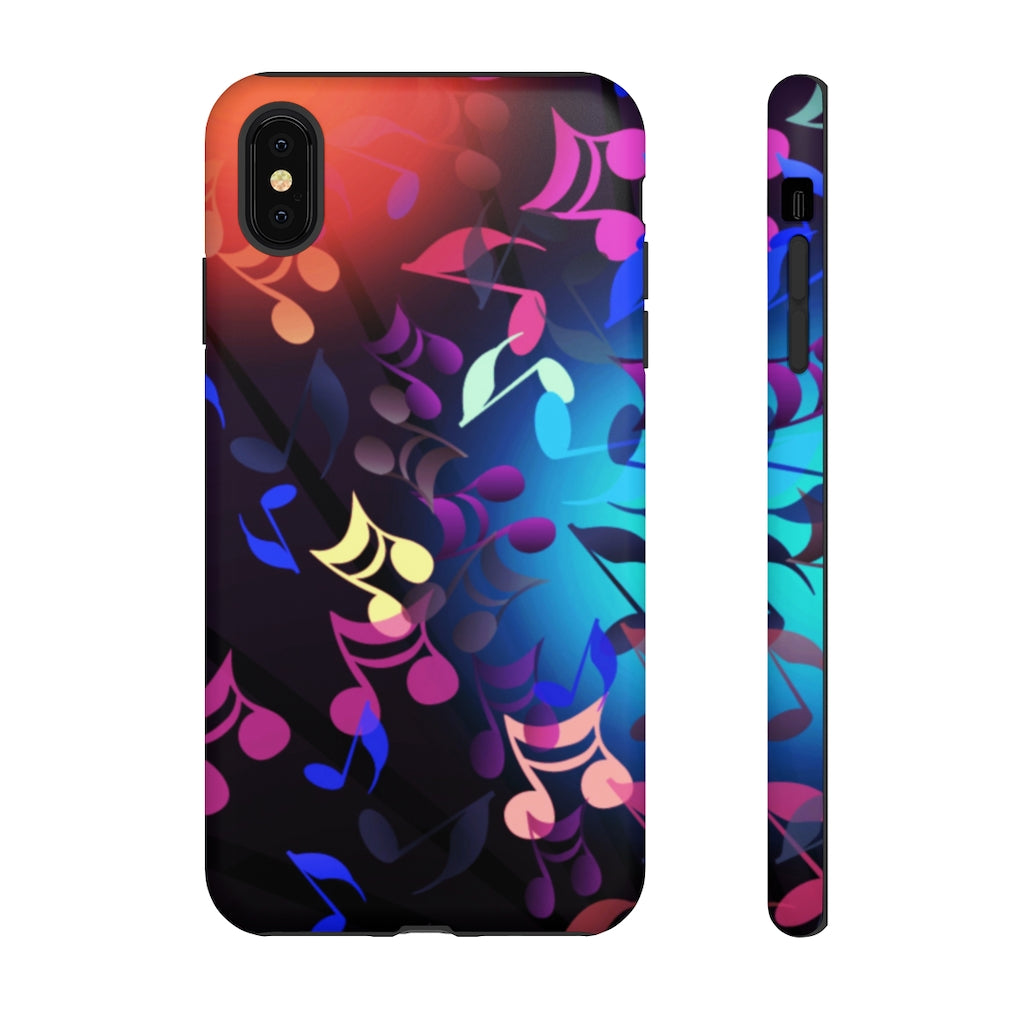 Scattered Notes Music iPhone Tough Cases