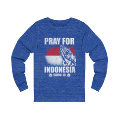 Pray For Indonesia Unisex Jersey Long Sleeve Tee