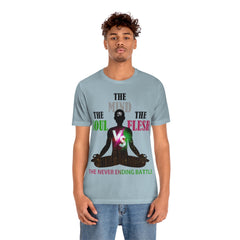 The Soul vs. The Flesh vs. The Mind Unisex Jersey Short Sleeve Tee
