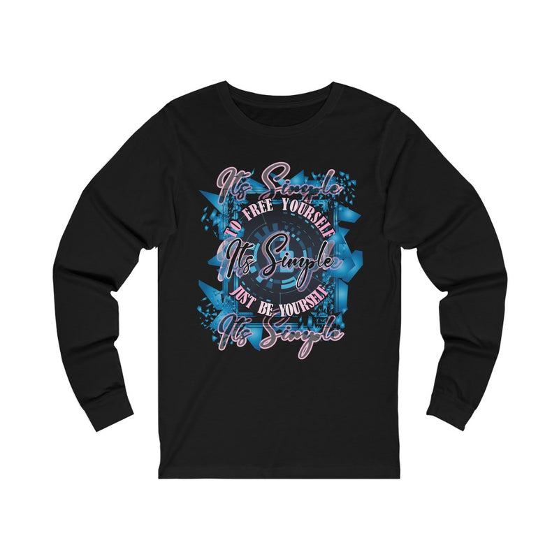 Free Yourself Be Yourself Unisex Jersey Long Sleeve Tee