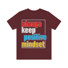Positive Mindset Unisex Jersey Short Sleeve Tee