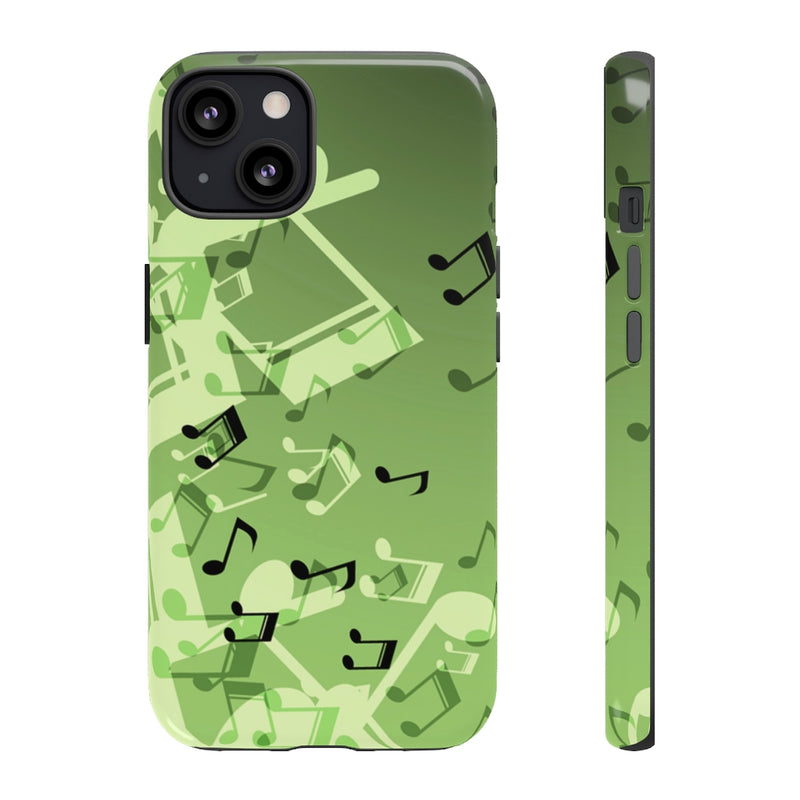 Large Notes Music iPhone Tough Cases