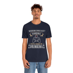 Weekend Forecast Unisex Jersey Short Sleeve Tee