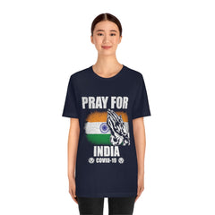 Pray For India Unisex Jersey Short Sleeve Tee
