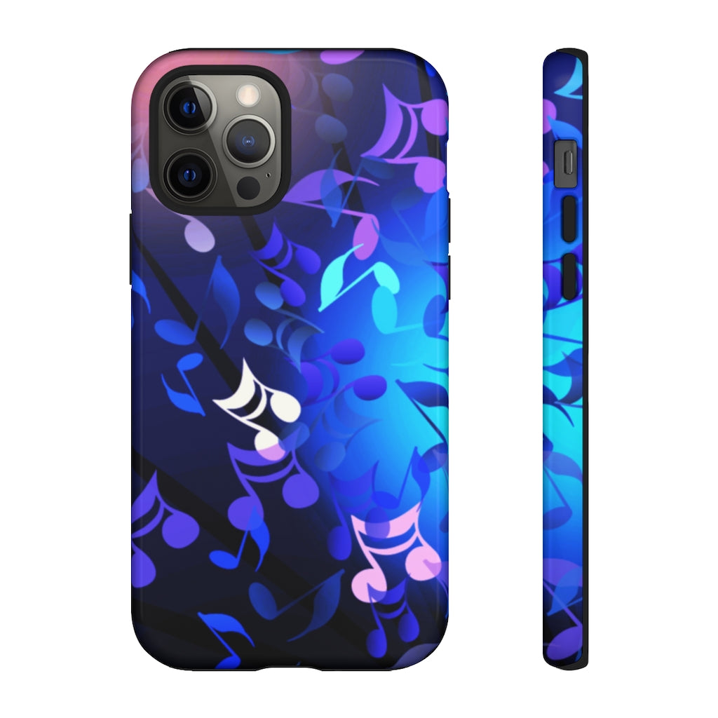 Scattered Notes Music iPhone Tough Cases