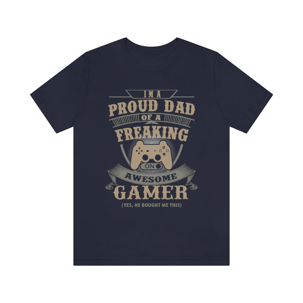Proud Dad Unisex Jersey Short Sleeve Tee