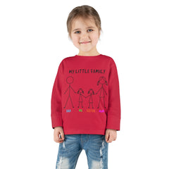 My Little Family Toddler Long Sleeve Tee