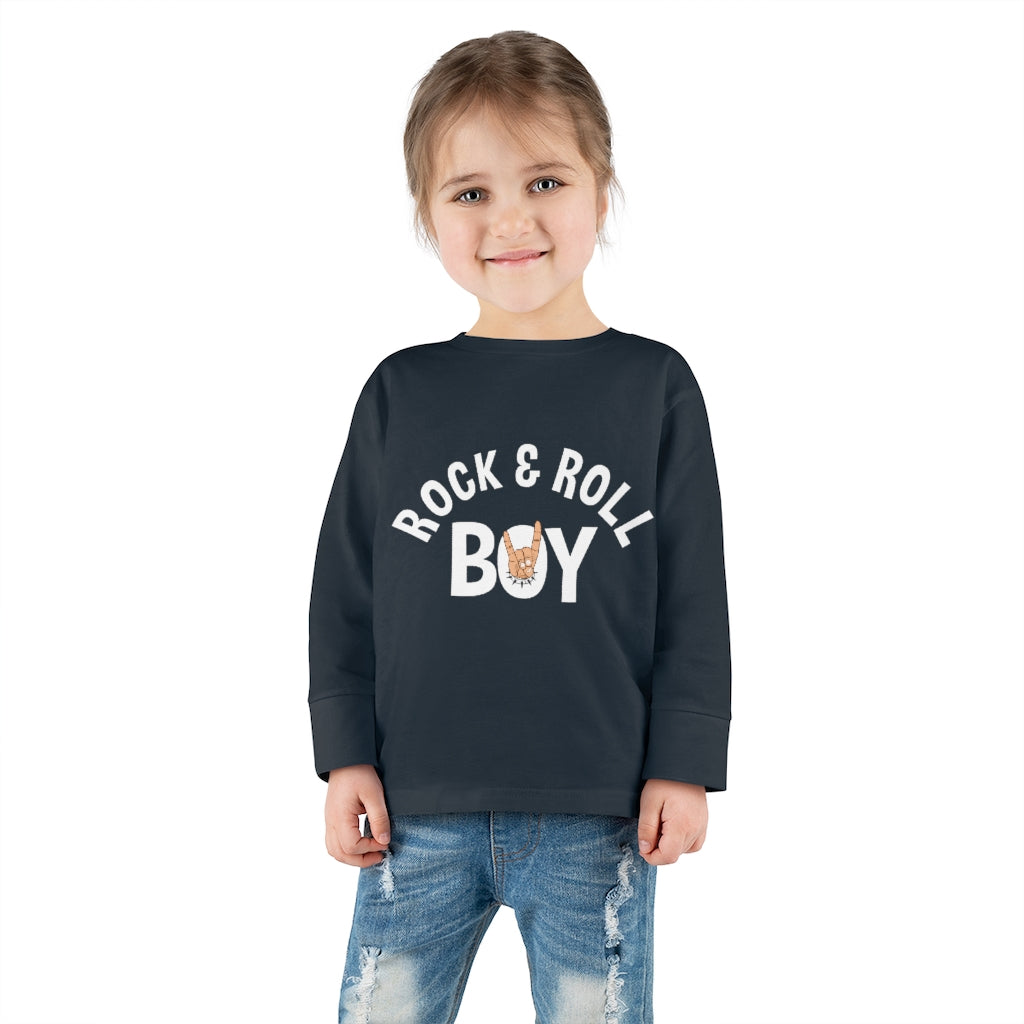 Rock And Roll Toddler Long Sleeve Tee