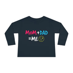 Mom Dad Me Toddler Long Sleeve Tee