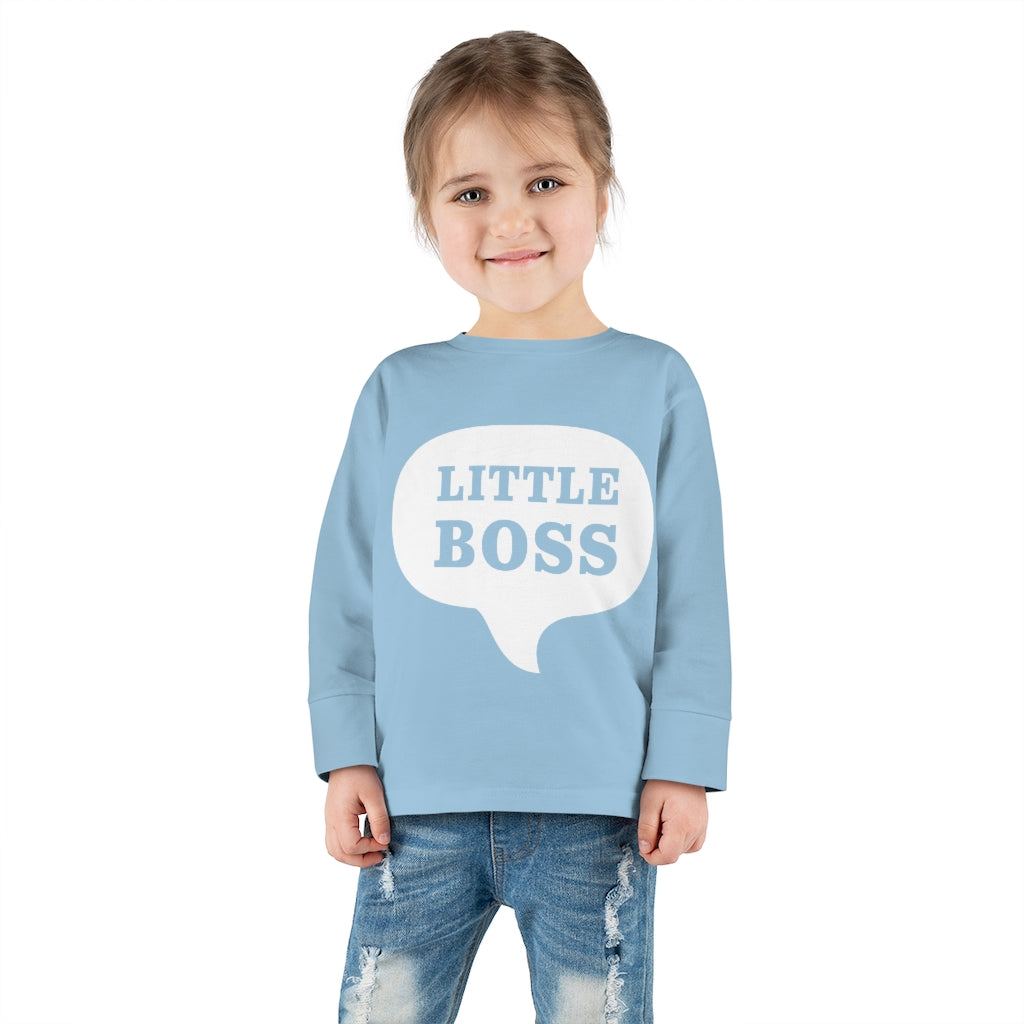 Little Boss Toddler Long Sleeve Tee