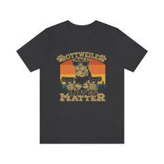 Rottweiler Lives Matter Unisex Jersey Short Sleeve Tee