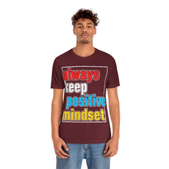 Positive Mindset Unisex Jersey Short Sleeve Tee