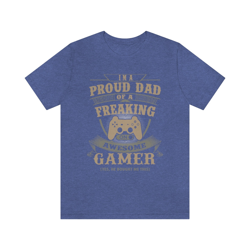 Proud Dad Unisex Jersey Short Sleeve Tee