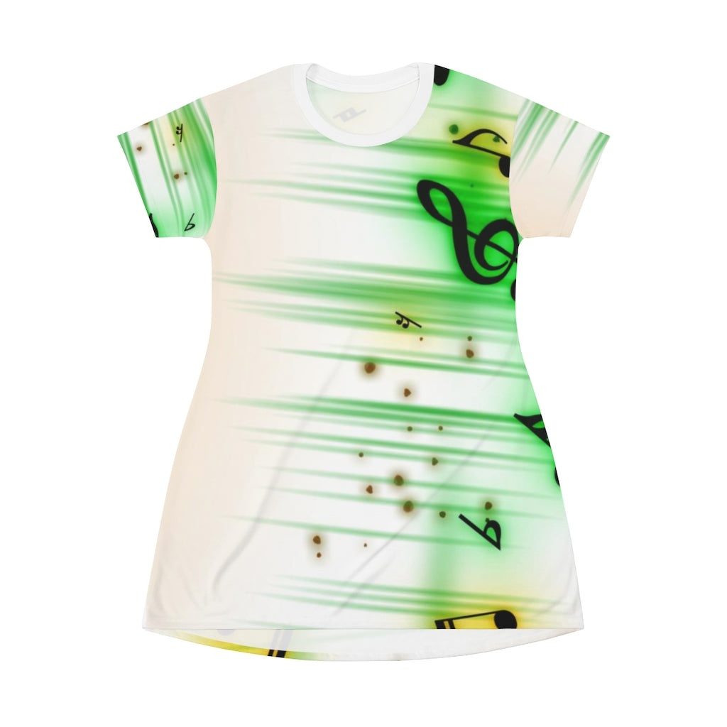 Glitch Music T-Shirt Dress