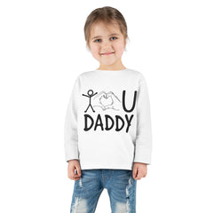 Love Daddy Toddler Long Sleeve Tee