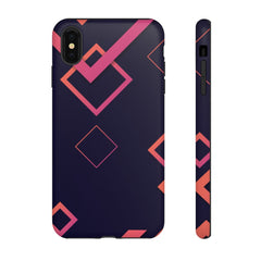 Boxed Geometric iPhone Tough Cases