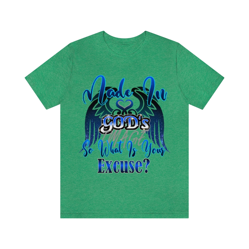 Made In Gods Image Unisex Jersey Short Sleeve Tee