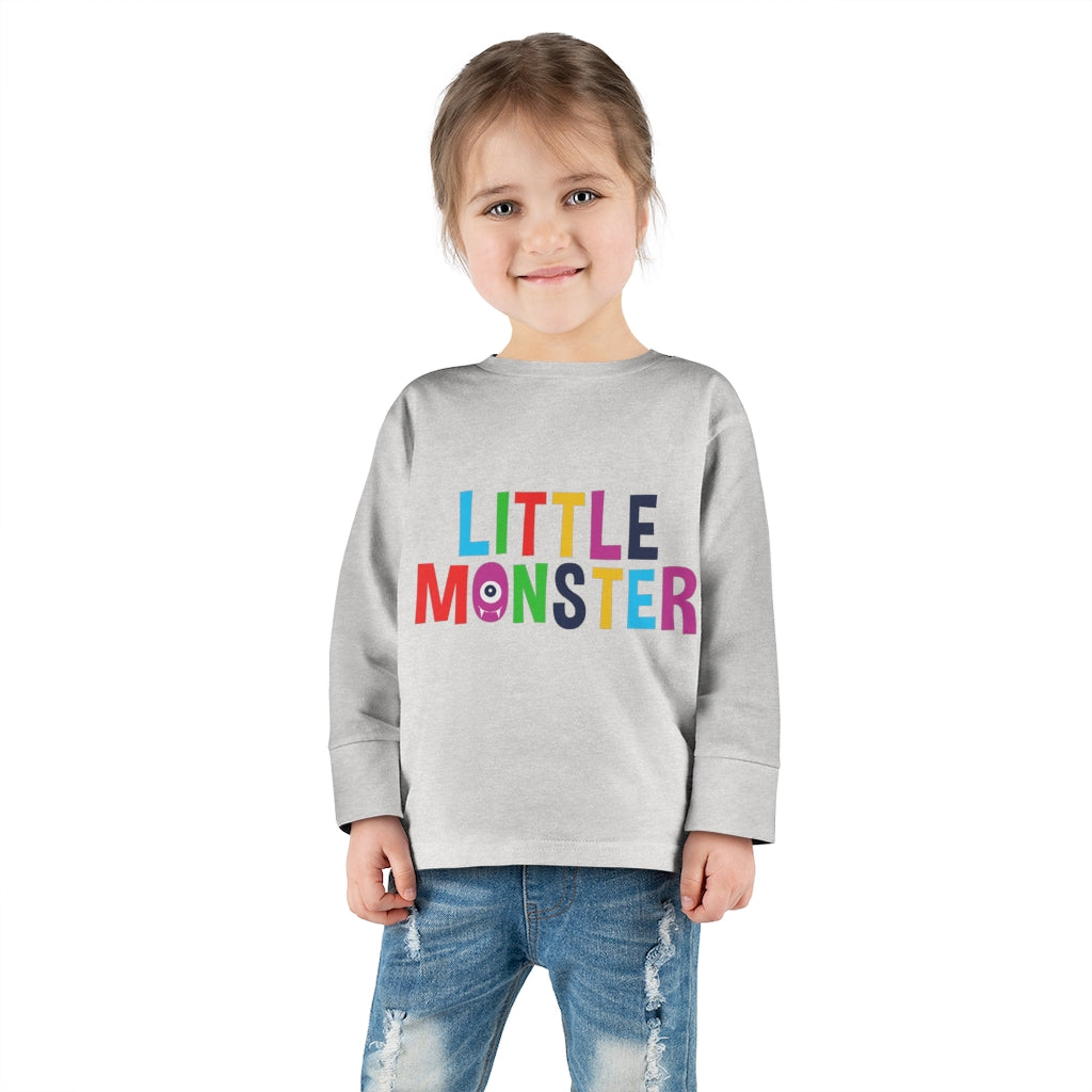 Little Monster Toddler Long Sleeve Tee