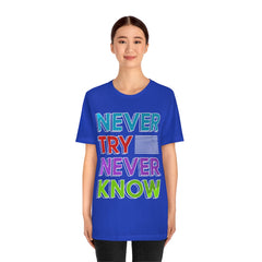 Never Know Unisex Jersey Short Sleeve Tee