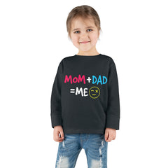 Mom Dad Me Toddler Long Sleeve Tee
