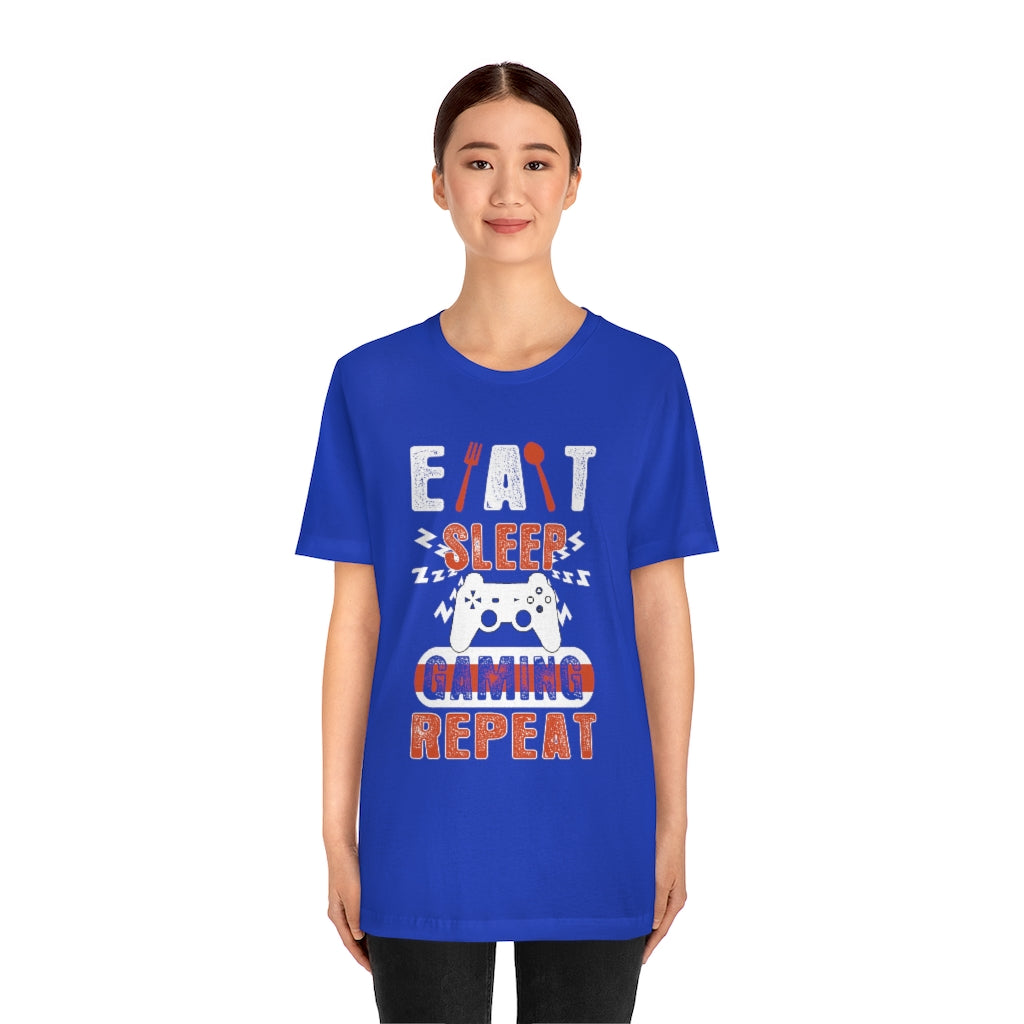 Gaming Repeat Unisex Jersey Short Sleeve Tee